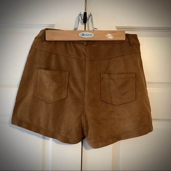 Fringe Micro-Suede Shorts - Picture 4 of 4